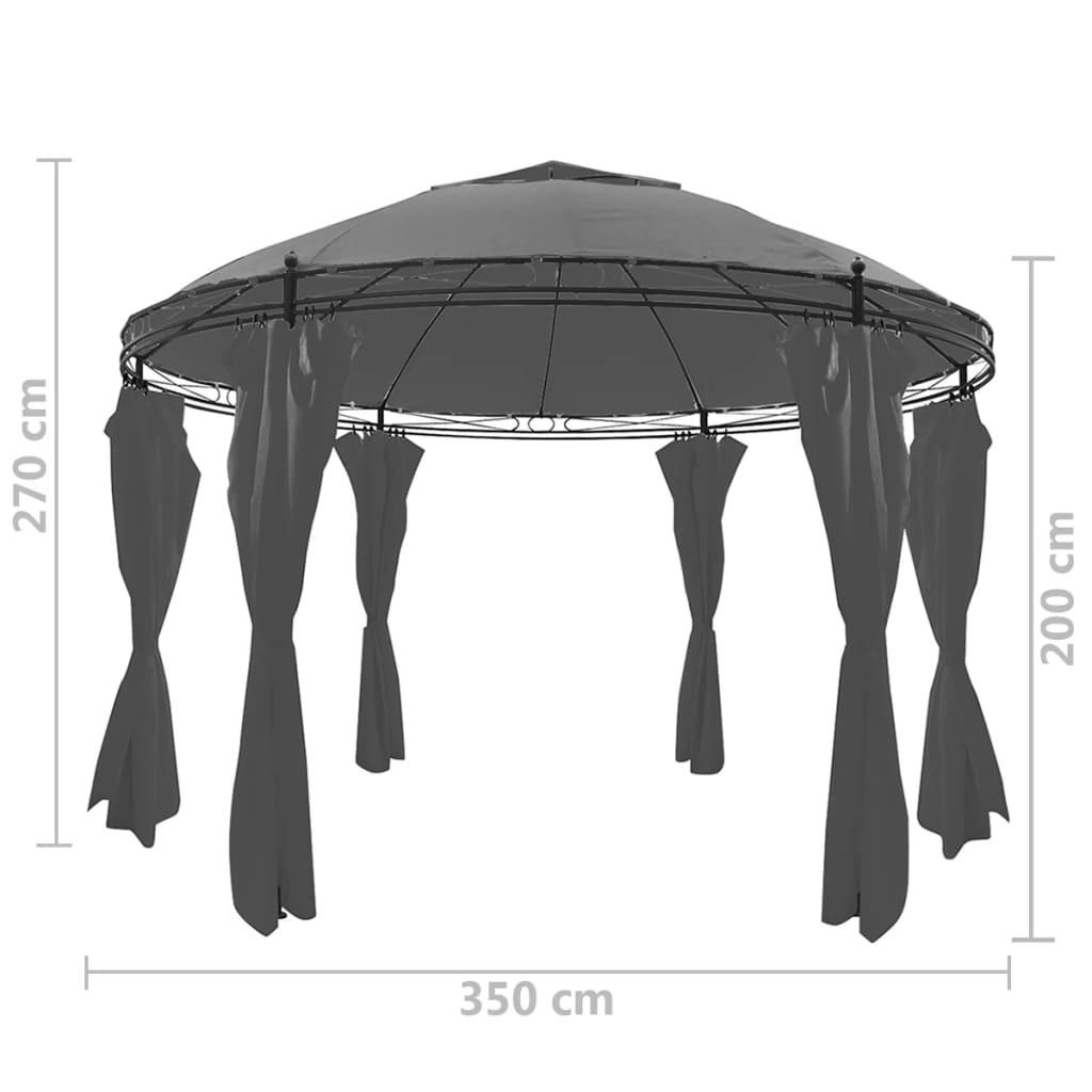 VidaXL Gazebo tissu  