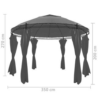 VidaXL Gazebo tissu  