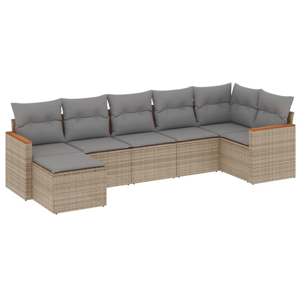 VidaXL Garten sofagarnitur poly-rattan  