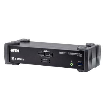 2-Port USB 3.0 4K HDMI KVMP™ Switch mit Audio Mixer Modus