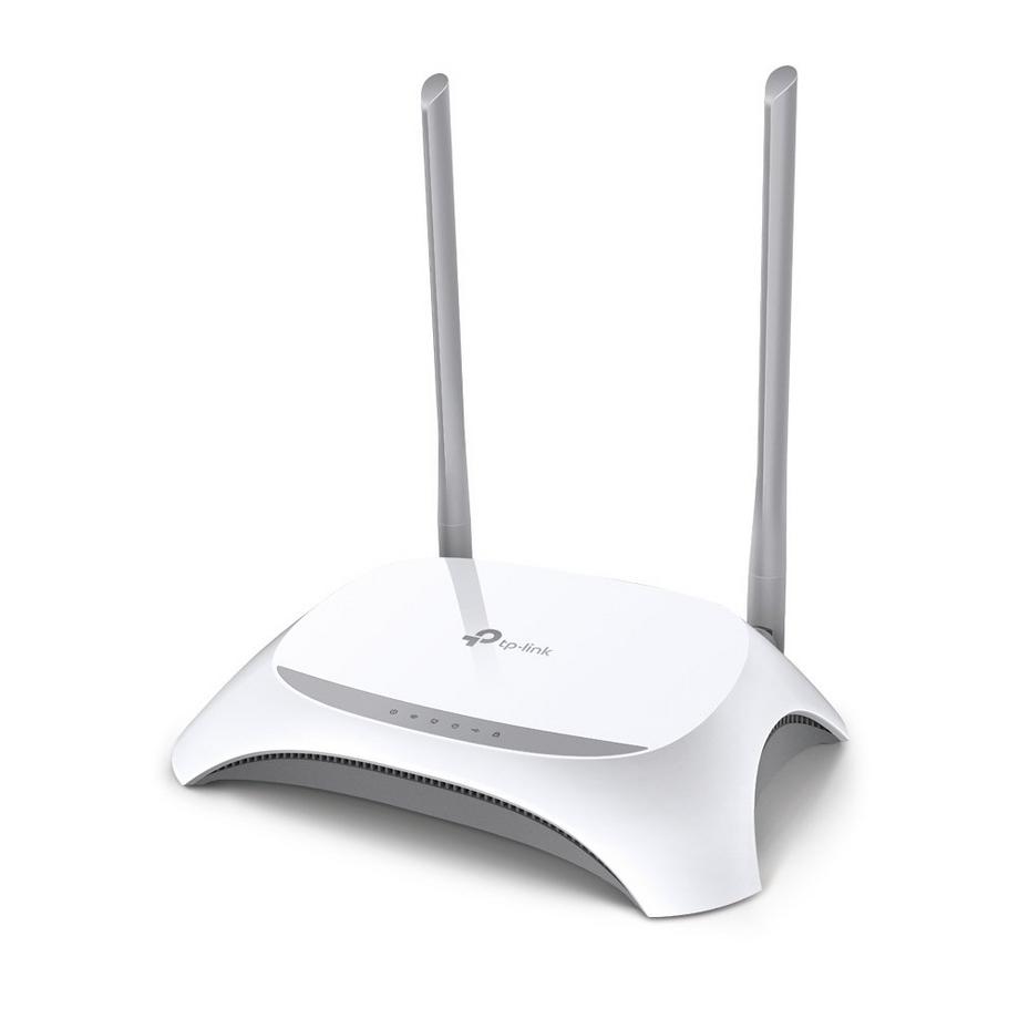 TP-Link  TL-MR3420 WLAN-Router Schnelles Ethernet Einzelband (2,4GHz) Schwarz, Weiß 