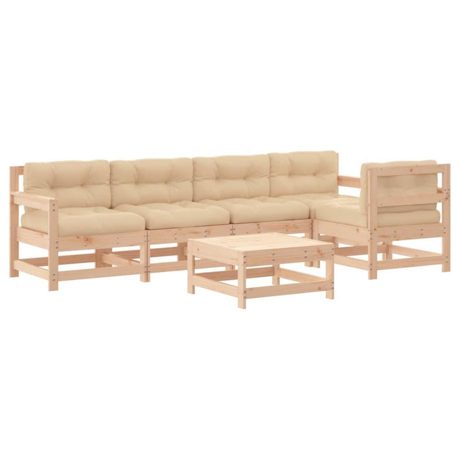 set divani da giardino Legno