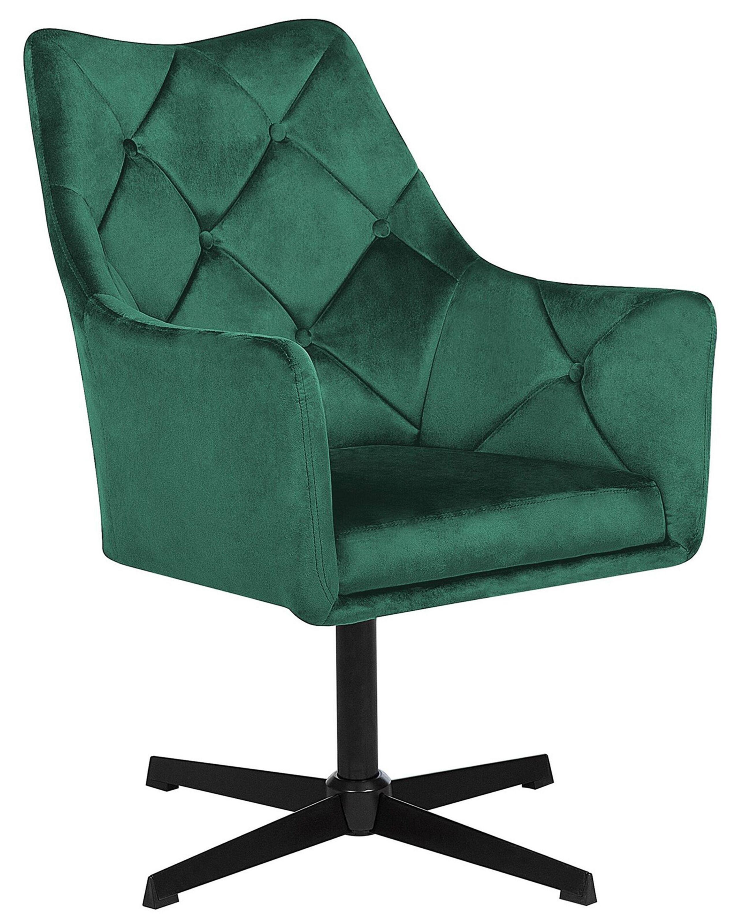 Beliani Fauteuil en Velours Glamour VAKSALA  