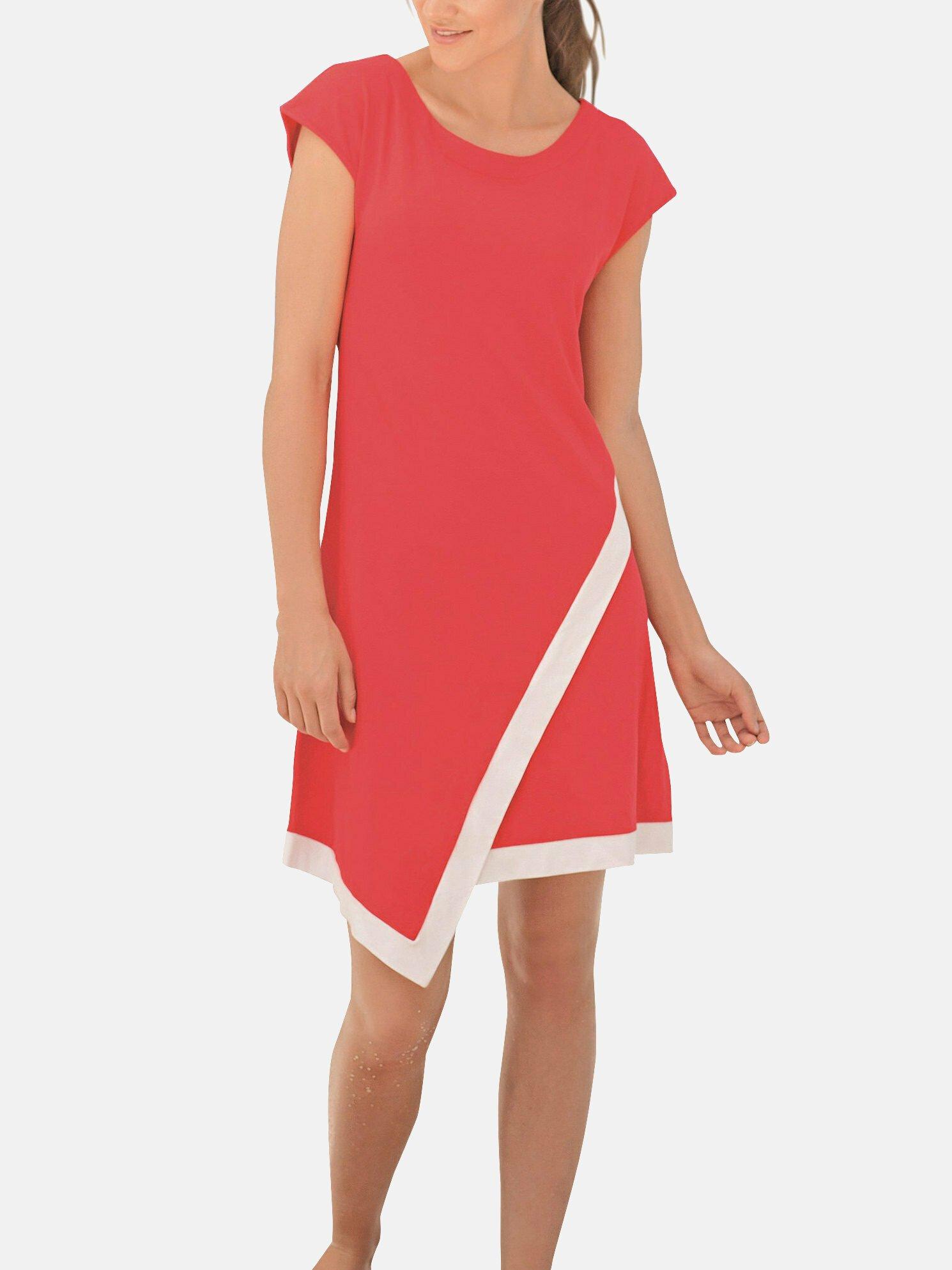 Image of Strandkleid Ischia Damen Rot Bunt S