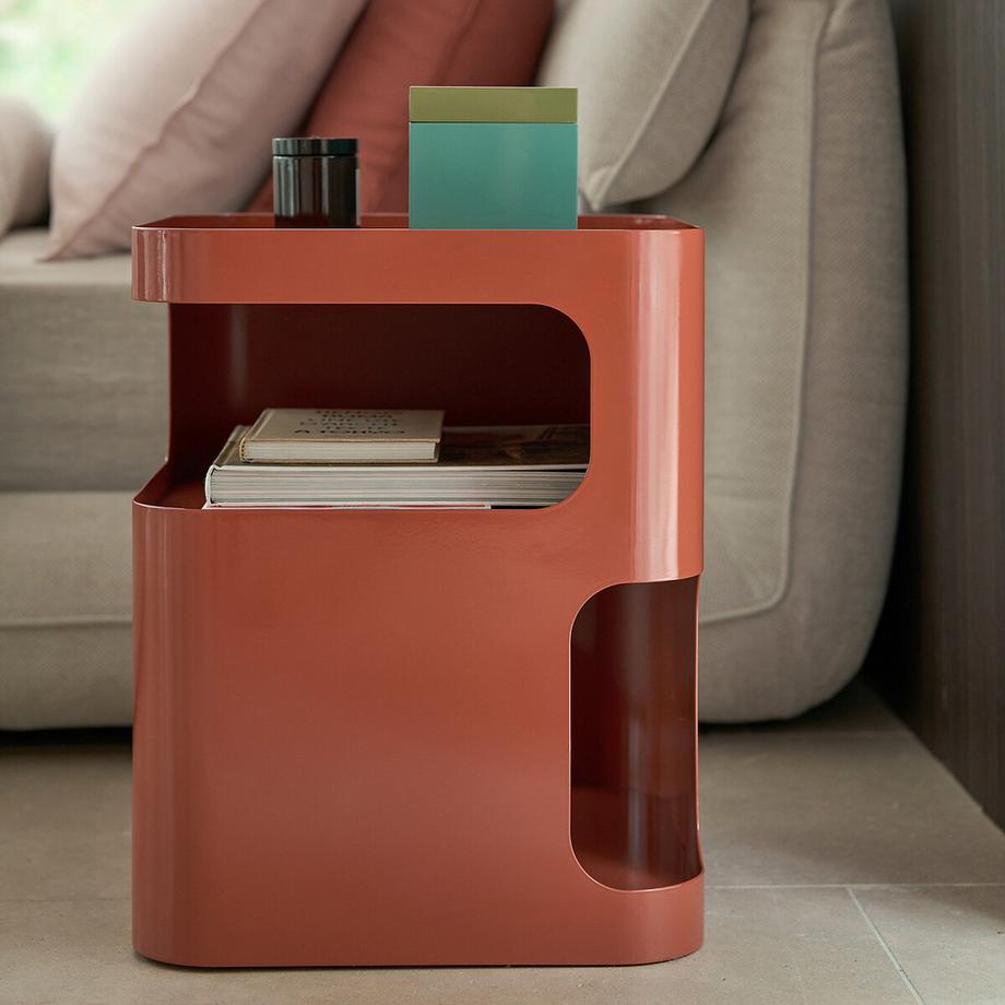 AM.PM Nachttisch Metall Stahl 2 Nischen  