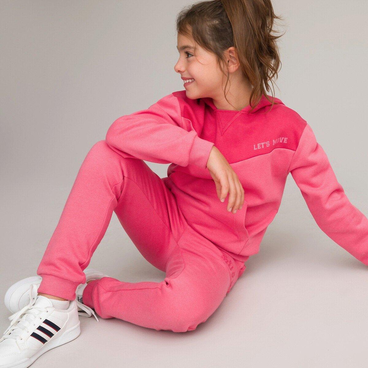 Image of Set Aus Kapuzensweatshirt Und Jogginghose Mädchen Rosa 5-6A