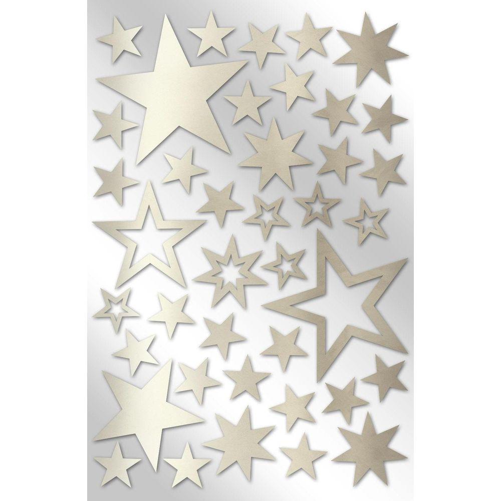 Image of 4607 0024 Dekorativer Aufkleber Silber Silber