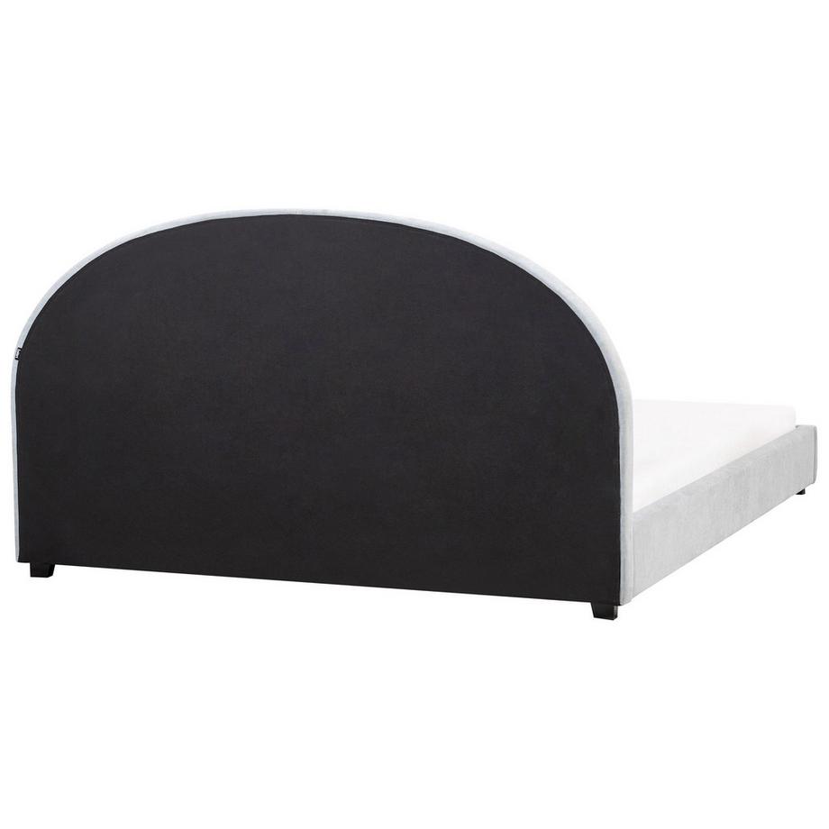 Beliani Letto en Tessuto Retrò VAUCLUSE  