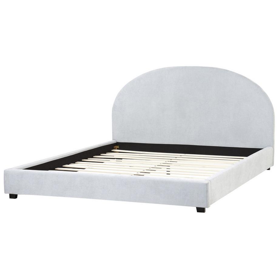 Beliani Letto en Tessuto Retrò VAUCLUSE  