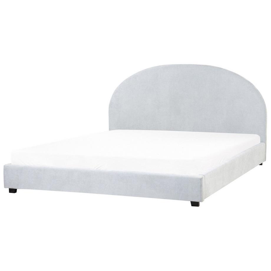 Beliani Letto en Tessuto Retrò VAUCLUSE  