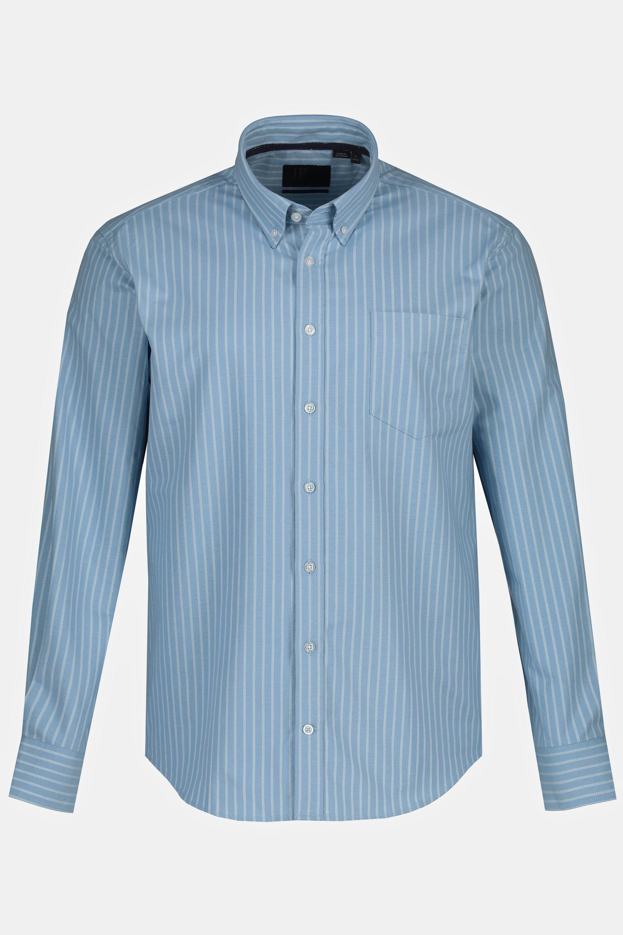 JP1880  Chemise Oxford à manches longues, col à pointes boutonnées - coupe Modern Fit 