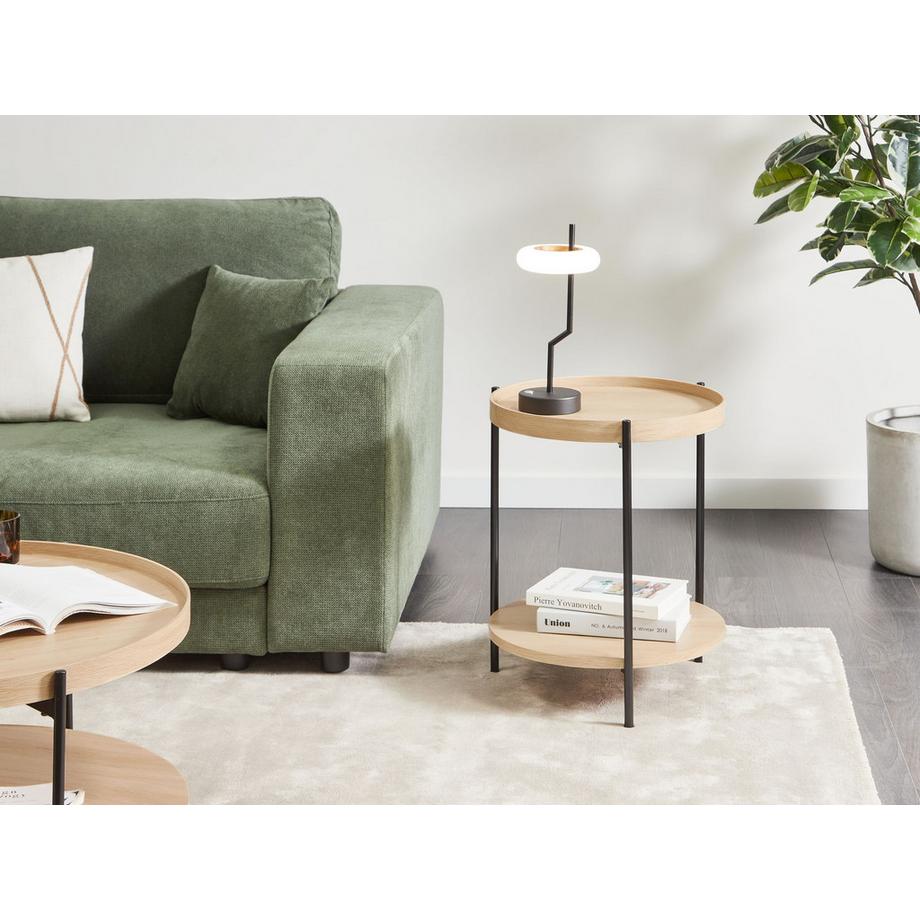 Beliani Beistelltisch aus MDF-Platte Minimalistisch LANDER  