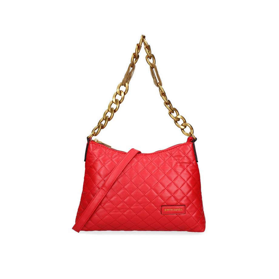 pierre cardin Gesteppte Umhängetasche mit Kettenriemen  