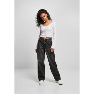 URBAN CLASSICS  cardigan da cropped rib 