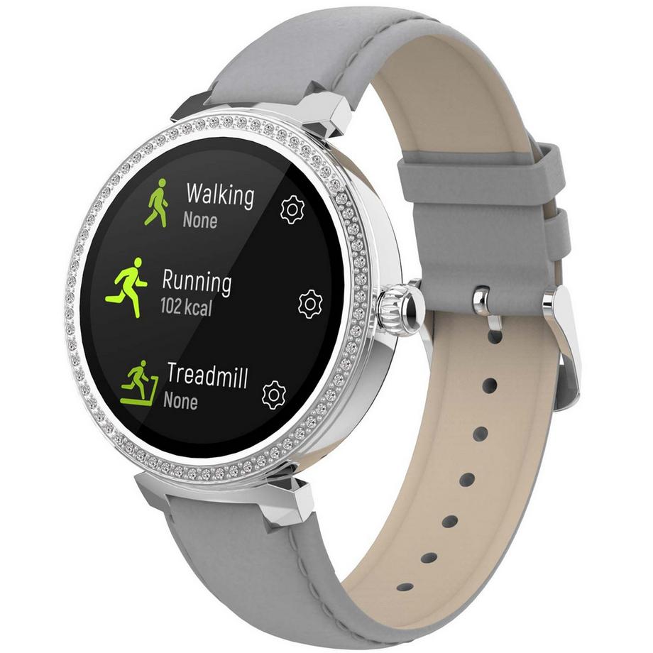 DENVER  SmartWatch Bluetooth SWC-342GR con sensore di frequenza cardiaca e ossigeno nel sangue 