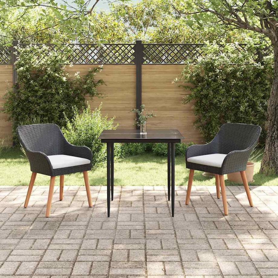 VidaXL Set da Pranzo per Giardino Polyrattan  