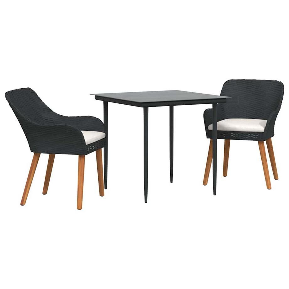Set da Pranzo per Giardino Polyrattan