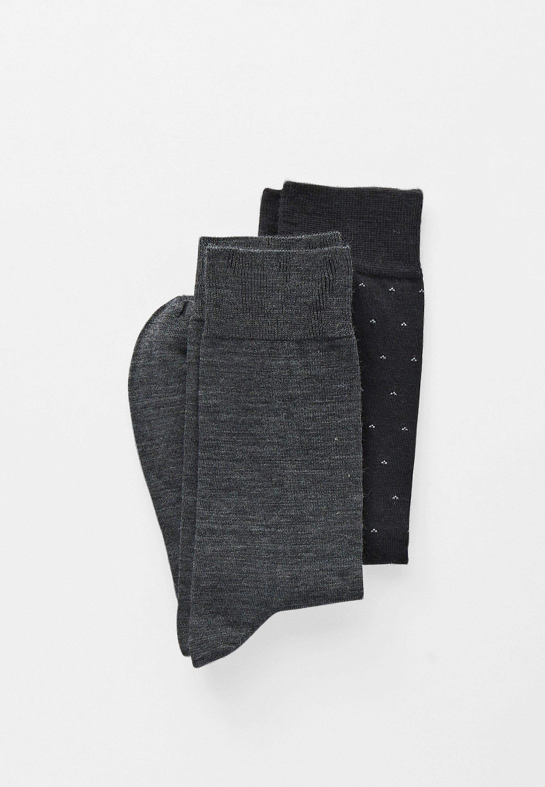 Image of 2er-pack Socken Mit Merinowolle. Herren Multicolor 45-47