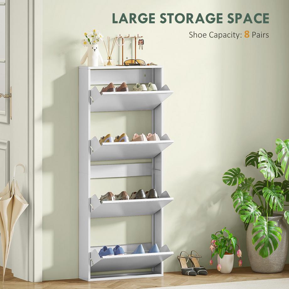 HOMCOM Meuble à chaussures  