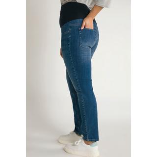 Ulla Popken  Jeans Sammy Bellieva, ceinture élastique extra large, stretch, coton bio 