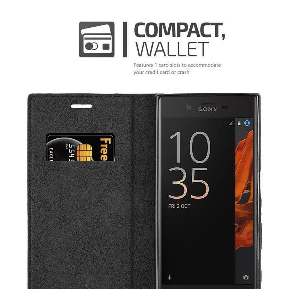 Cadorabo  Housse compatible avec Sony Xperia XZ / XZs - Coque de protection avec fermeture magnétique, fonction de support et compartiment pour carte 