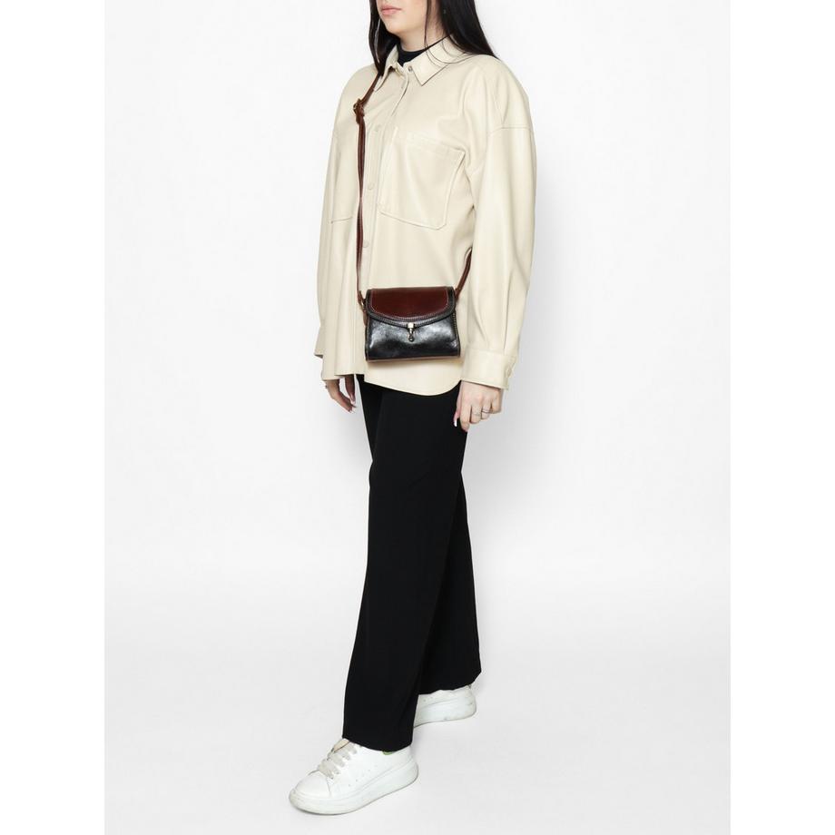 Chiara Ferretti Borsa a tracolla con chiusura a flap  