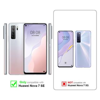 Cadorabo  Housse compatible avec Huawei NOVA 7 SE - Coque de protection avec fermeture magnétique, fonction de support et compartiment pour carte 