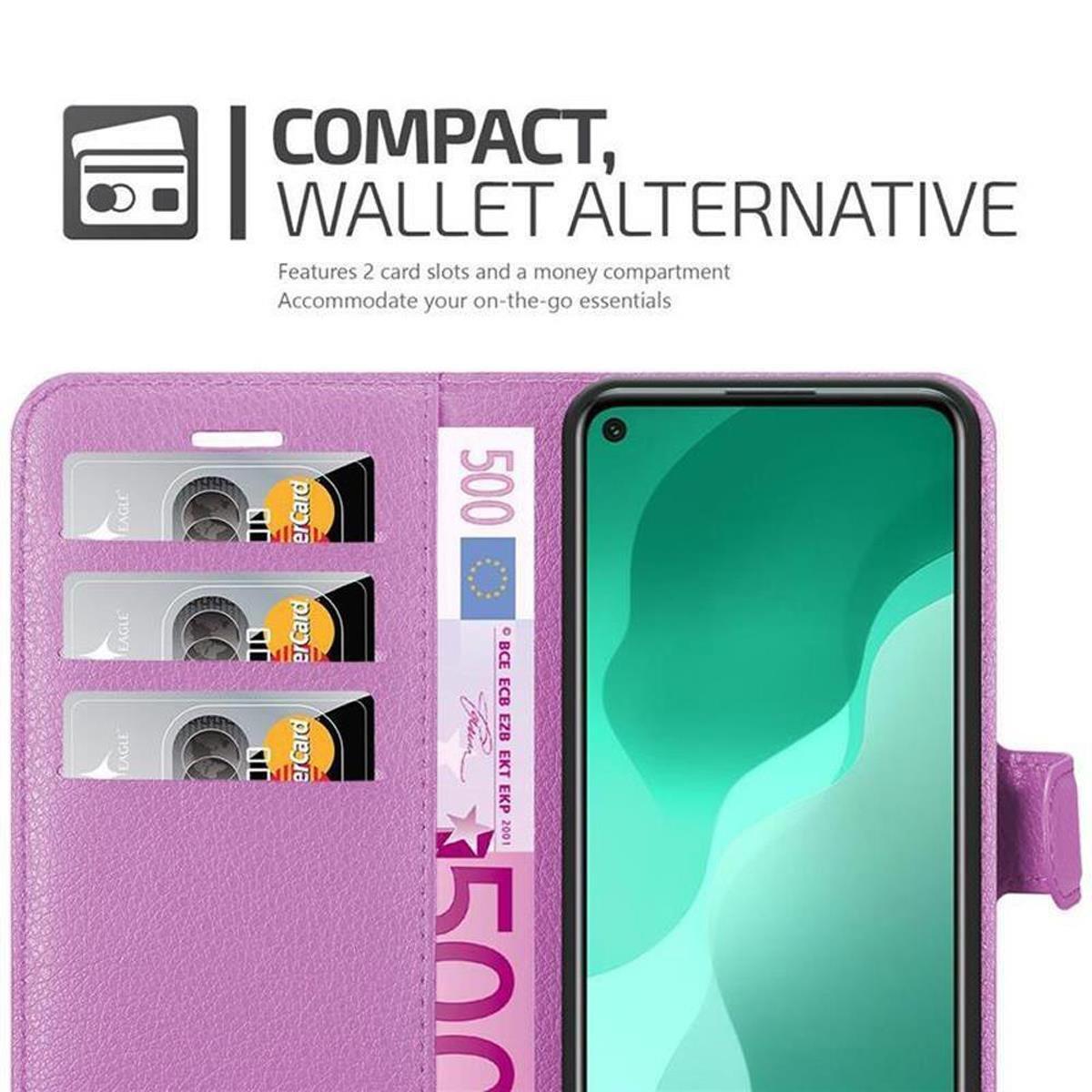 Cadorabo  Housse compatible avec Huawei NOVA 7 SE - Coque de protection avec fermeture magnétique, fonction de support et compartiment pour carte 