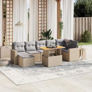 VidaXL Garten sofagarnitur poly-rattan  