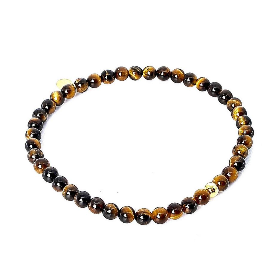 Tiana  Armband mit Tigeraugen & Silber vergoldet