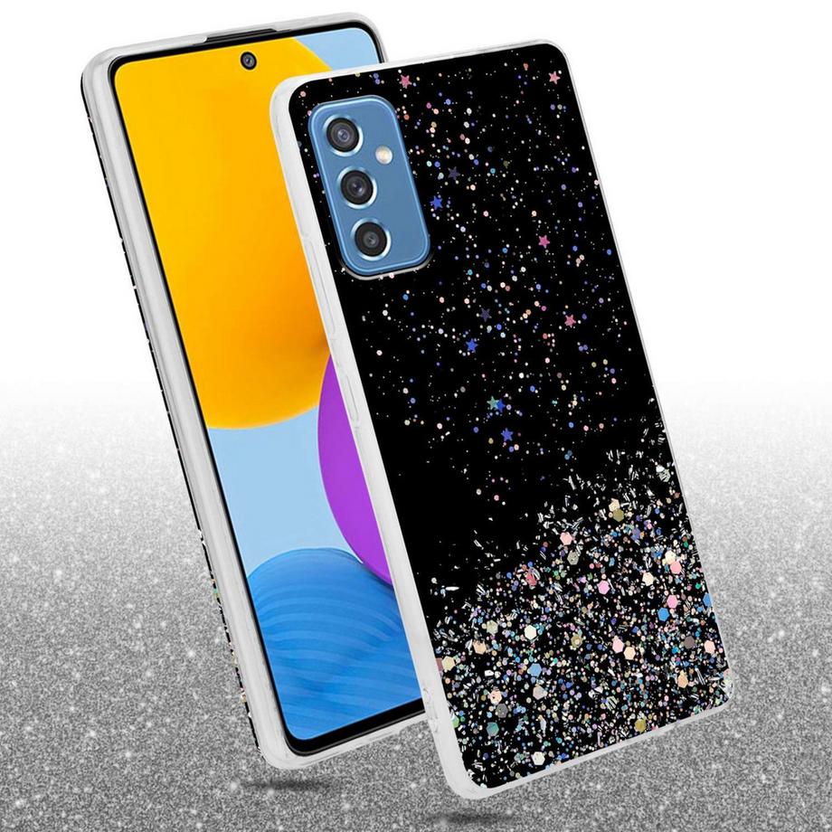 Cadorabo  Hülle für Samsung Galaxy M52 5G mit Glitzer Design 
