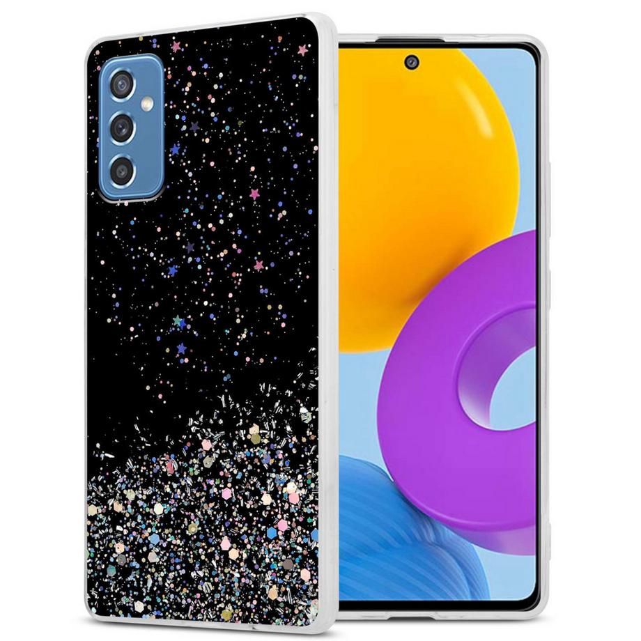 Cadorabo  Hülle für Samsung Galaxy M52 5G mit Glitzer Design 
