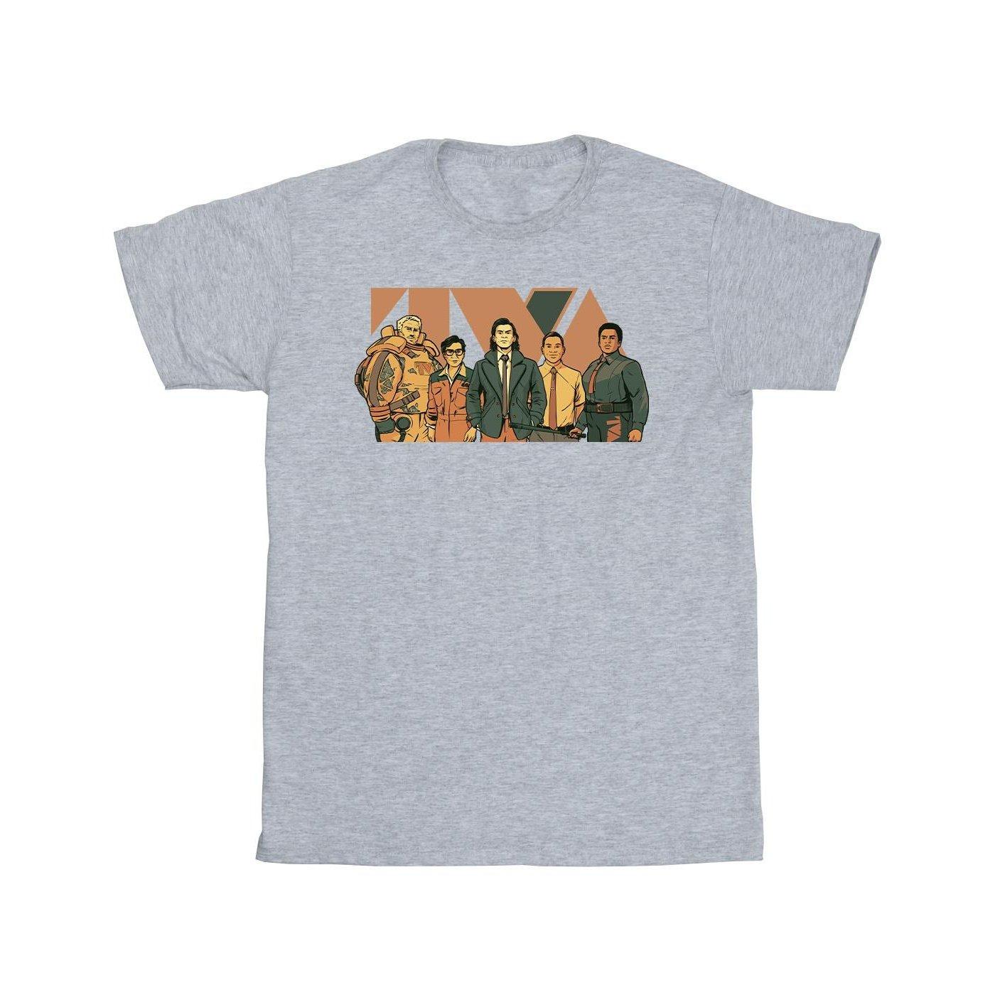 Image of Loki Tva Group Tshirt Unisex Grau 128