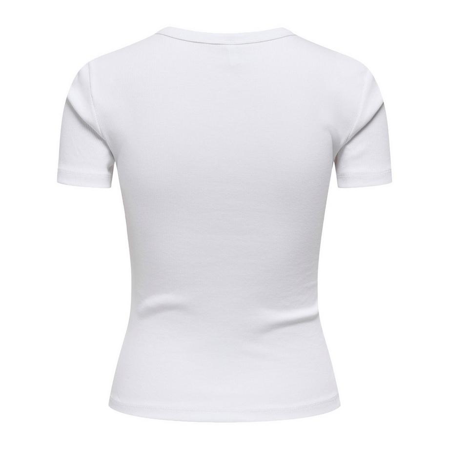 ONLY T-Shirt  3er Pack Bequem sitzend-ONLVAL LIFE O-NECK TOP 3P  