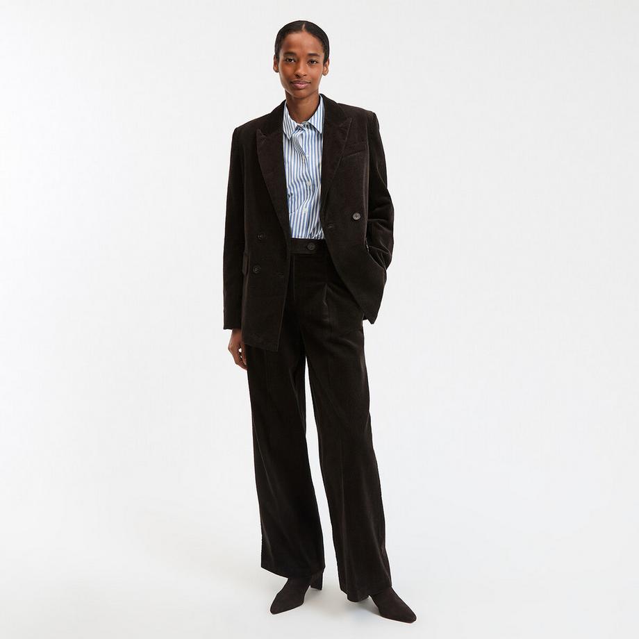 La Redoute Collections Weite Cordhose mit Bügelfalte  