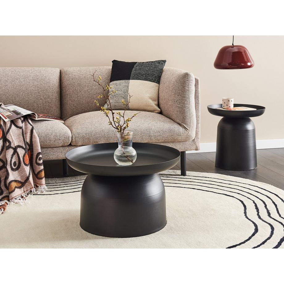 Beliani Couchtisch aus Eisen Industriell TORRENS  