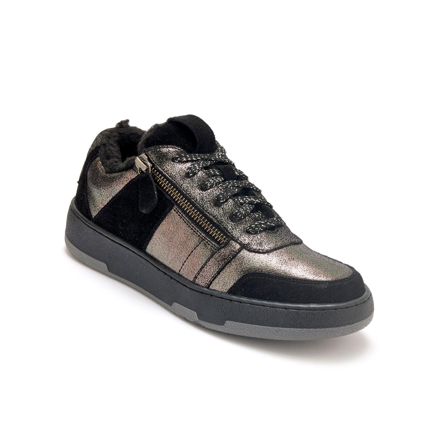 Pédiconfort  baskets cuir doublées laine 