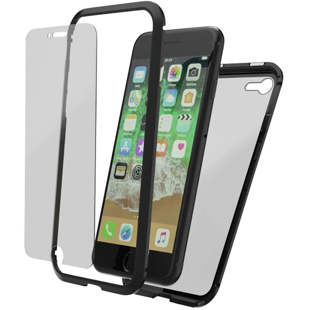 hama  Coque "Magnetic+Glas+DisplayGlas" pour Apple iPhone 8, /transparent 