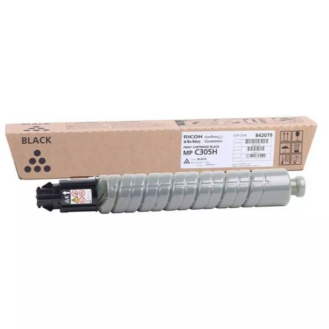 RICOH – Toner-Modul schwarz 842079 MP C305E 12’000 Seiten, One Size