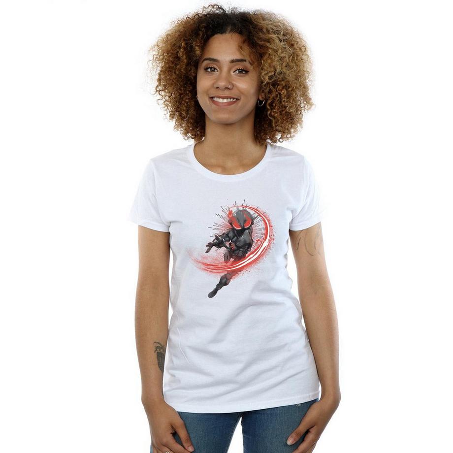 DC COMICS Aquaman Black Manta T-Shirt Stampata  