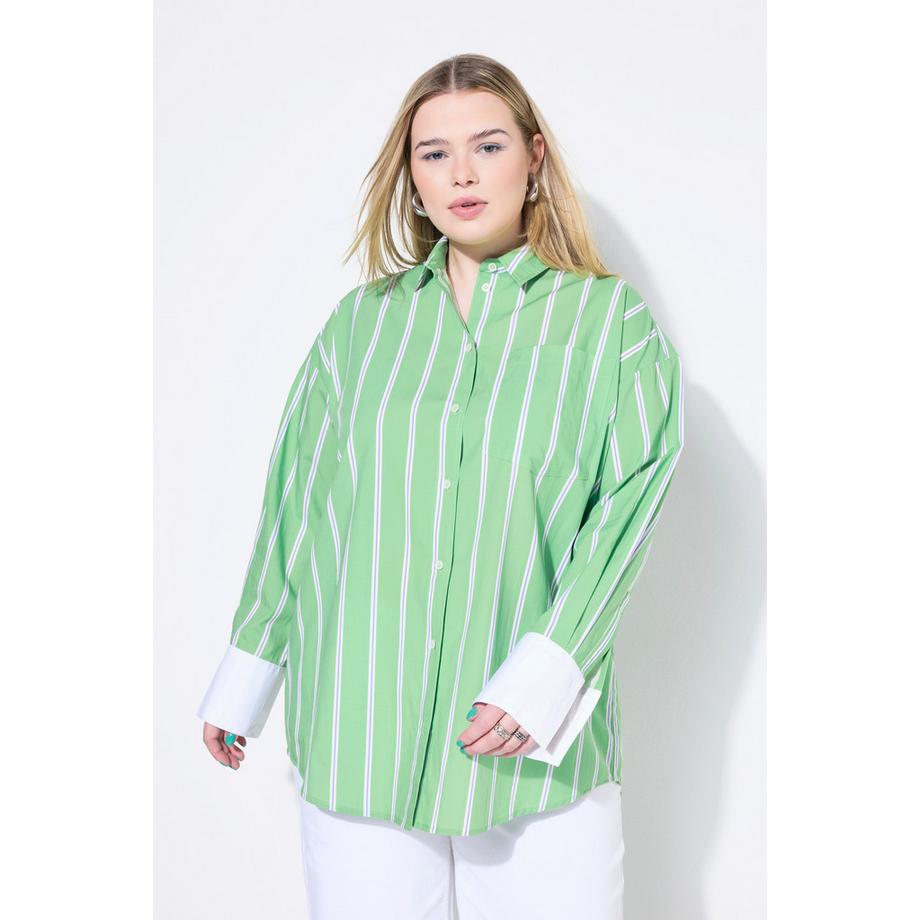 Studio Untold Camicia a righe oversize maniche lunghe  