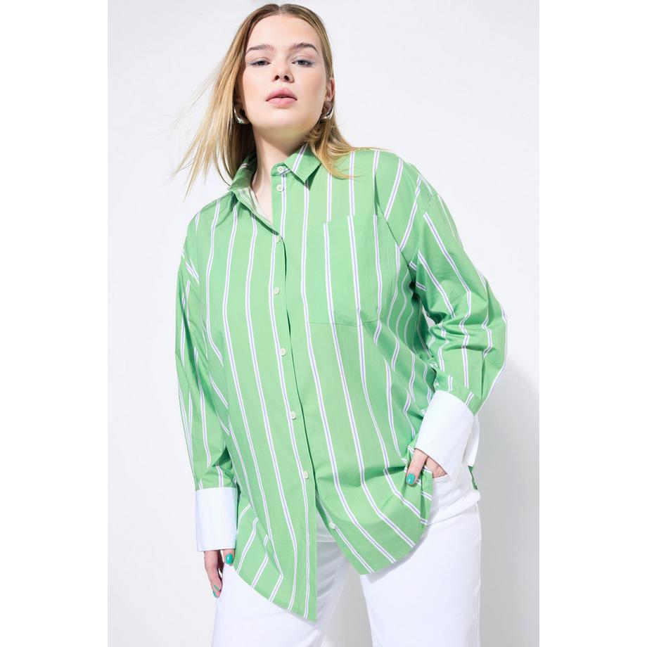 Studio Untold Camicia a righe oversize maniche lunghe  