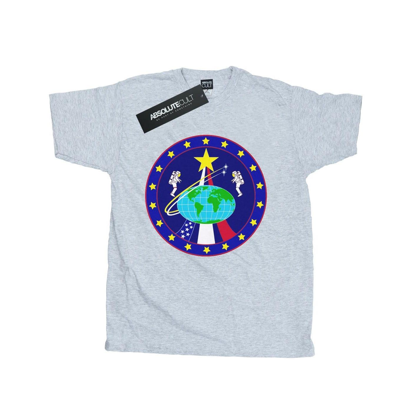 Image of Classic Globe Astronauts Tshirt Herren Grau XL