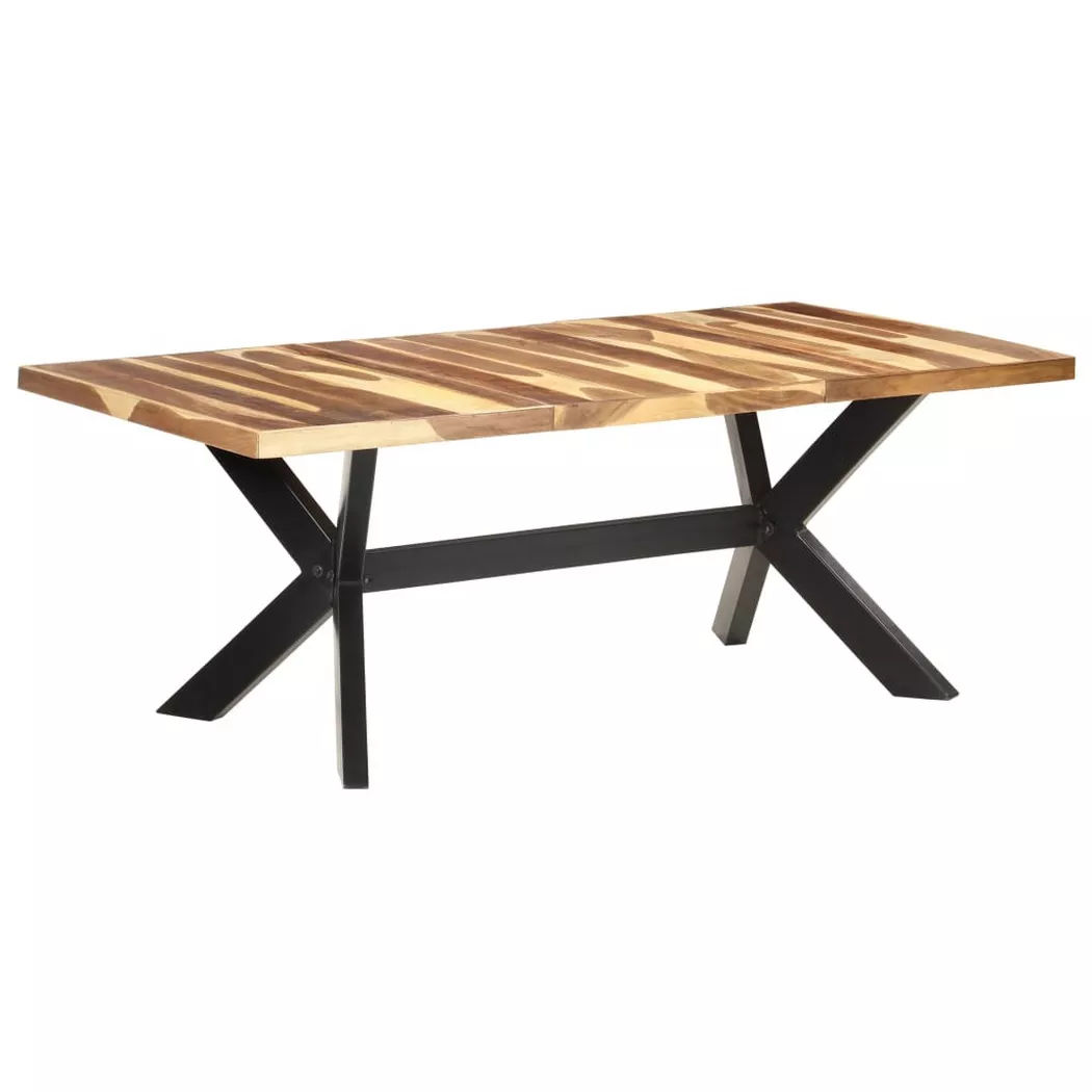 VidaXL - Table de salle à manger bois, One Size, Marron