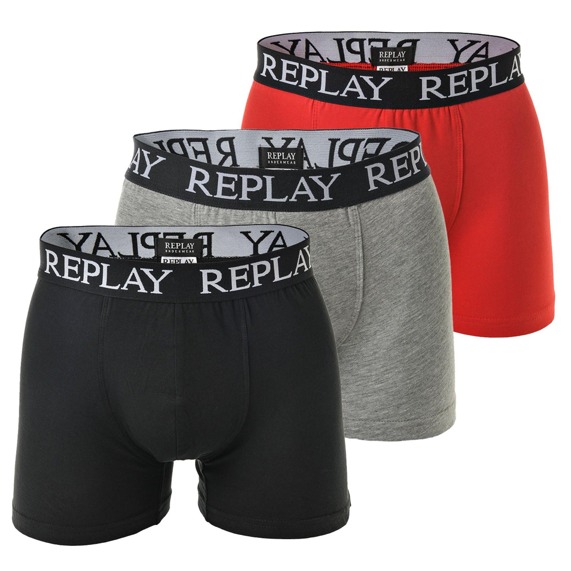 REPLAY  Boxershort  3er Pack Figurbetont 