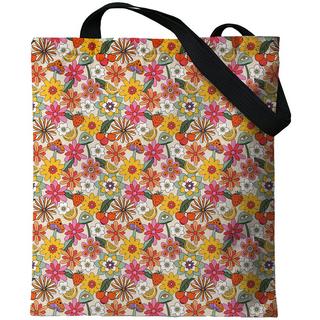 Only-bags.store Ästhetische Tragetasche mit Reissverschluss Bedruckter Jutebeutel  