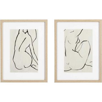 Tableau Refined blanc (lot de 2)