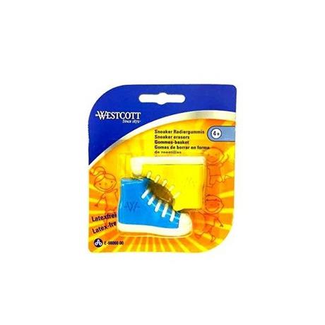 WESTCOTT WESTCOTT Radierer Sneaker E-6606000 farbig ass. 2 Stück  