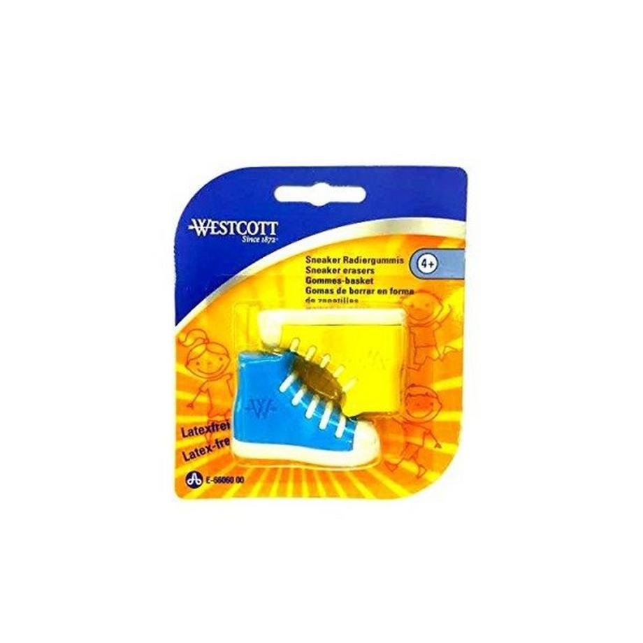 WESTCOTT WESTCOTT Radierer Sneaker E-6606000 farbig ass. 2 Stück  