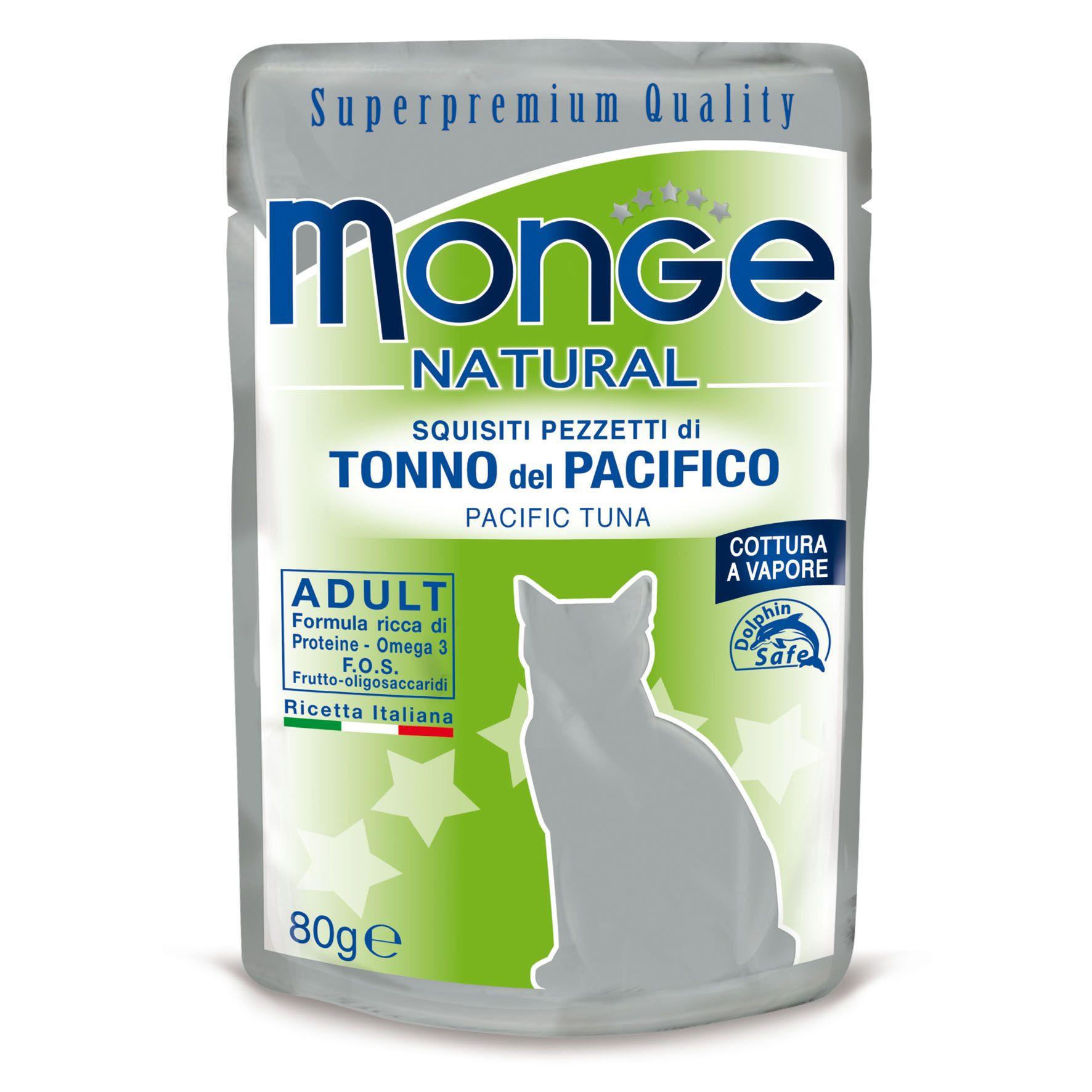 Monge  Naturale per gatti con tonno del Pacifico - Multipack 